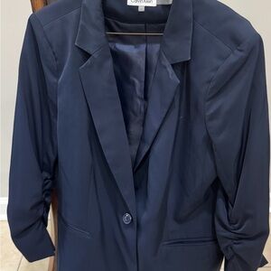 Calvin Klein Women's Navy 2 piece  pantsuit